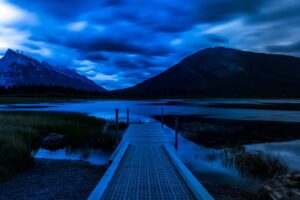 Vermilion Lakes Blue Hour