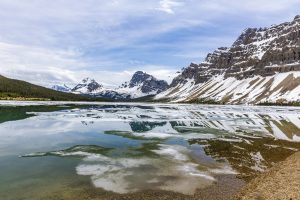 Bow Lake Spring Thaw