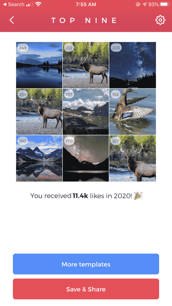 Top Nine from 2020